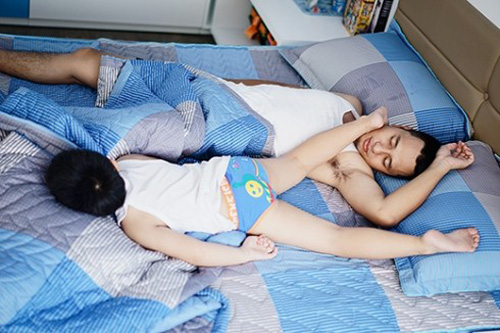 พ่อเลี้ยงเดี่ยวกับลูกชาย