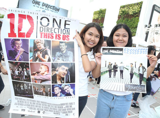 แฟนคลับแห่แสดงพลัง เตรียมต้อนรับการมาเยือนเมืองไทยครั้งแรกของ One Direction