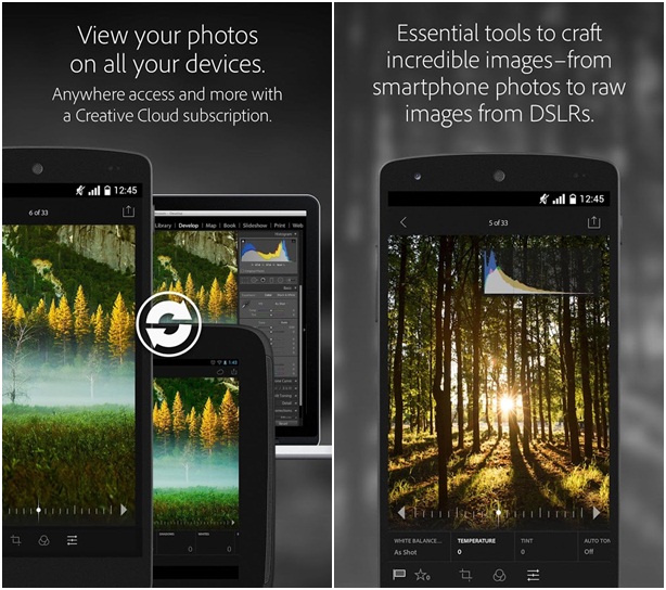 Adobe Lightroom สำหรับมือถือเวอร์ชั่นใหม่ ! รองรับไฟล์ DNG และแท็บเล็ต Android แล้ว