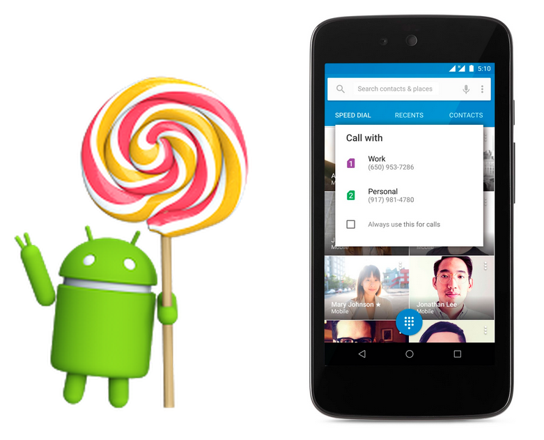 กูเกิลเปิดตัว Android 5.1 Lollipop เพิ่มฟีเจอร์ใหม่เล็กน้อย