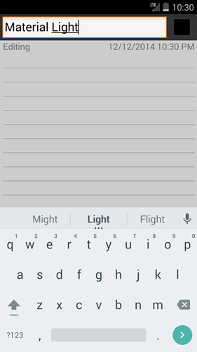 Android L Keyboard แอพฯ คีย์บอร์ดแอนดรอยด์ เวอร์ชั่น Android L 