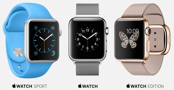 Apple Watch ประกาศเริ่มขาย 24 เม.ย. 58 พร้อมเผยราคาแต่ละรุ่น