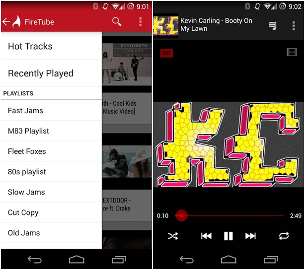 FireTube แอพฯ ฟังเพลงฮิตจาก YouTube แบบไม่มีสะดุด