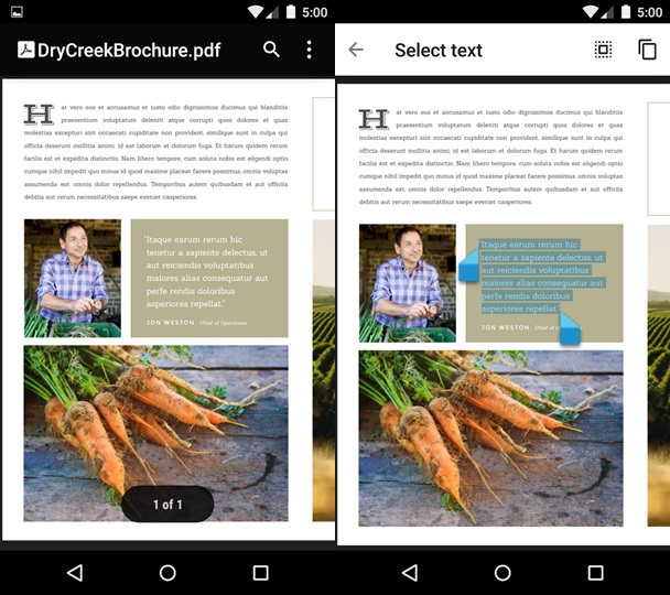 Google PDF Viewer แอพฯ เปิดไฟล์ PDF บนมือถือ Android จาก Google 