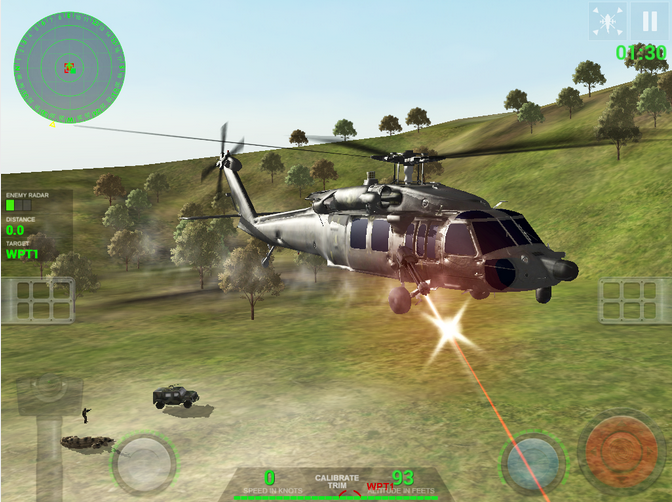 Helicopter Sim เกมขับเฮลิคอปเตอร์ ฝ่าสมรภูมิรบสุดมันส์