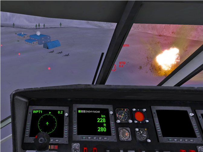 Helicopter Sim เกมขับเฮลิคอปเตอร์ ฝ่าสมรภูมิรบสุดมันส์