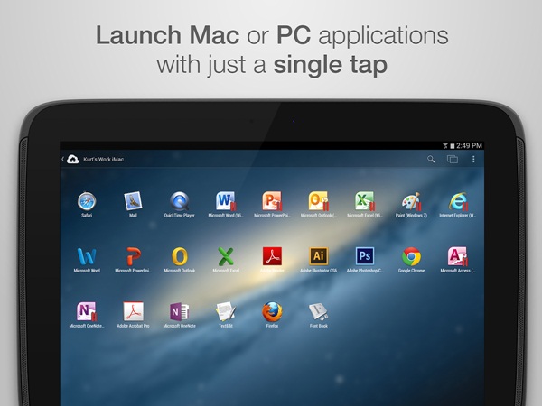 Parallels Access แอพฯ สั่งงานคอมพิวเตอร์ระยะไกลด้วย Android