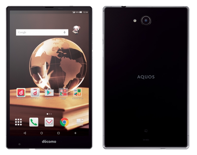 Sharp เปิดตัว Aquos Pad SH-05G แท็บเล็ตชิป Snapdragon 810