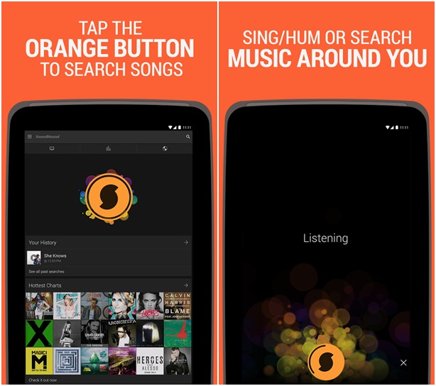 SoundHound Music Search แอพฯ ค้นหารายชื่อเพลงด้วยเสียง