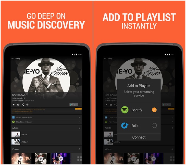 SoundHound Music Search แอพฯ ค้นหารายชื่อเพลงด้วยเสียง